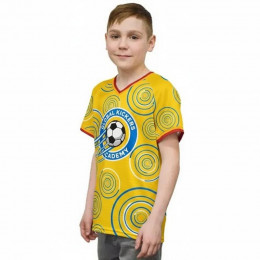 Футболка с полной запечаткой детская, модель с коротким рукавом 