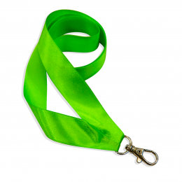 Лента для бейджей без печати (атлас, 1 карабин)