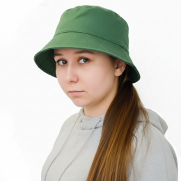 Панама с прошивкой из саржи без нанесения