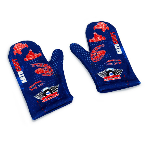 Варежки однослойные из флиса с полной запечаткой