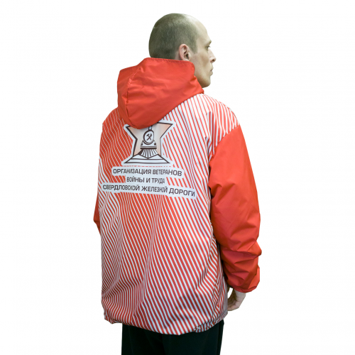 Ветровка с капюшоном, материал: дюспо без подклада