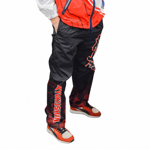 Брюки с полной запечаткой из дюспо без подклада