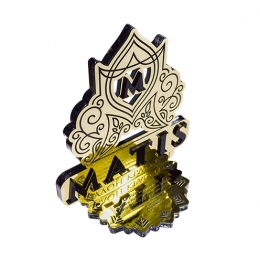 Приз из акрила 4-слойный (три слоя пластика)