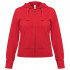 Толстовка женская Hooded Full Zip красная