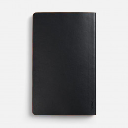 Ежедневник Trait, недатированный, черный с оранжевым