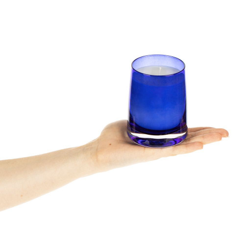 Ароматическая свеча Fragnola, пряная древесина и кардамон, темно-синяя