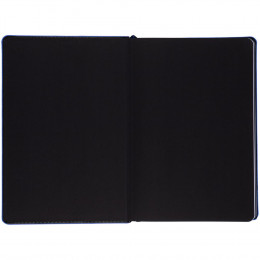 Ежедневник Alanis, недатированный, черный с синим