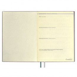 Ежедневник Avila, недатированный, серый