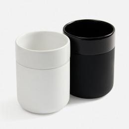 Кружка Nabo с силиконовым держателем, белая