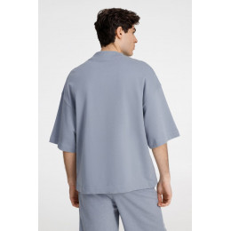 Футболка оверсайз унисекс T9, серая