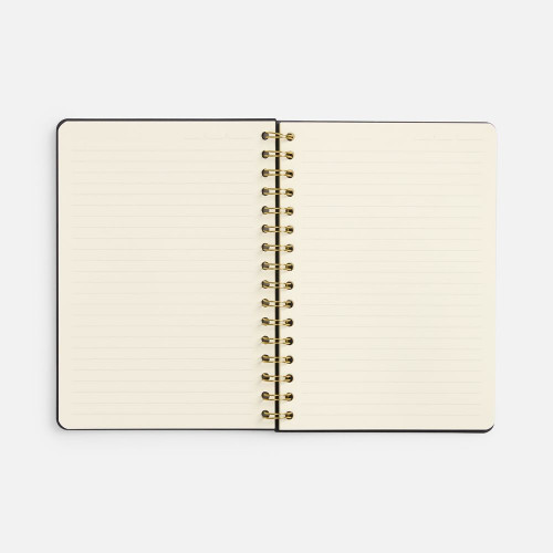 Ежедневник Spiral, недатированный, черный