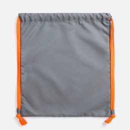 Рюкзак B3, серый с оранжевыми лямками