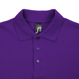 Рубашка поло мужская Spring 210, темно-фиолетовая