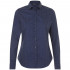 Рубашка женская Becker Women, темно-синяя с белым