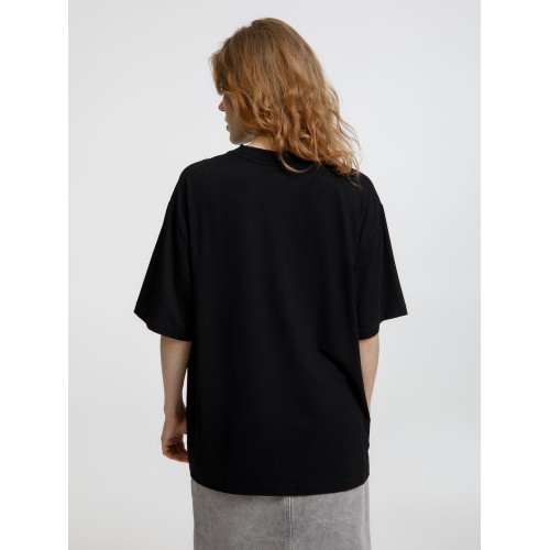 Футболка оверсайз унисекс Lavinia, черная