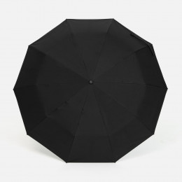 Зонт складной Skymate с УФ-защитой и ручкой-карабином, черный