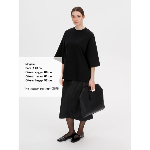 Футболка оверсайз Big Boss, черная