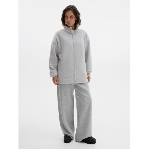 Куртка флисовая унисекс Nebo, светло-серая