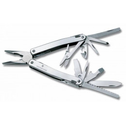 Мультитул SwissTool Spirit X в кожаном чехле