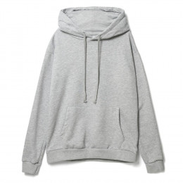 Худи унисекс Tuloksa 280 ver. 2, серый меланж
