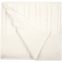 Шарф Knit Beat, белый (молочный)