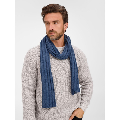 Шарф Metelitsa, синий меланж (джинс)