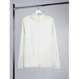 Куртка с капюшоном унисекс Begi, молочно-белая