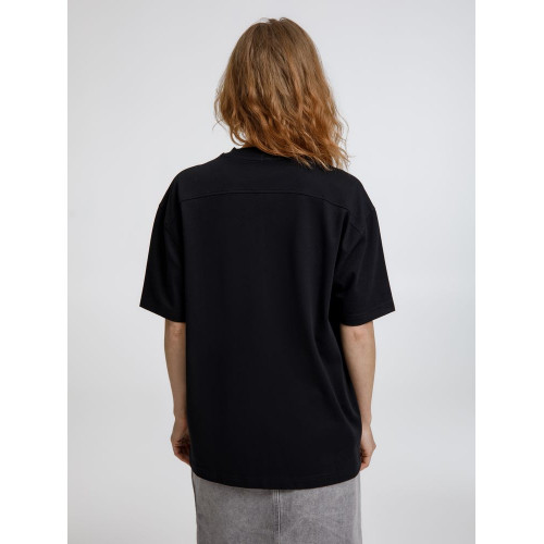 Футболка оверсайз унисекс Sideline, черная