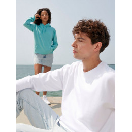 Свитшот унисекс Columbia, светло-серый меланж