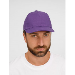 Бейсболка Buffalo, темно-фиолетовая