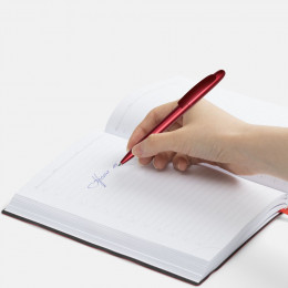 Ручка шариковая Moor Silver, красный металлик