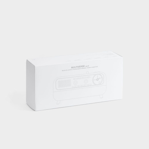 Bluetooth-колонка с беспроводной зарядкой, часами и подсветкой Multiverse, ver.2