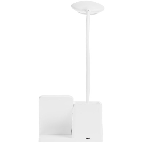 Лампа с органайзером и беспроводной зарядкой writeLight, ver. 2, белая