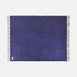 Плед Devika, синий с серым