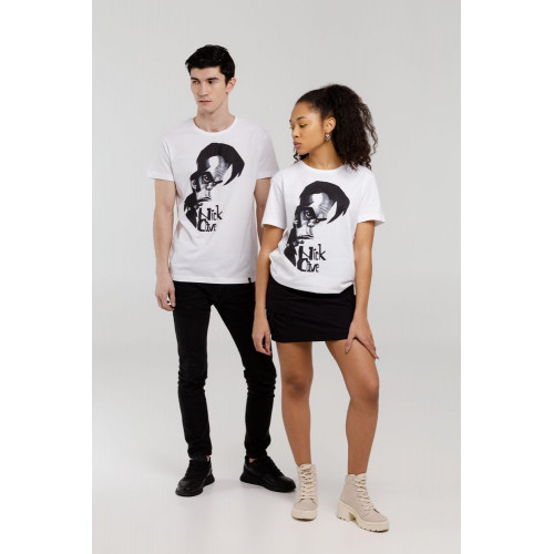 Футболка «Меламед. Nick Cave», белая