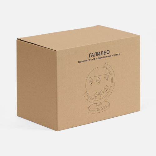 Термометр-шар «Галилео» в деревянном корпусе