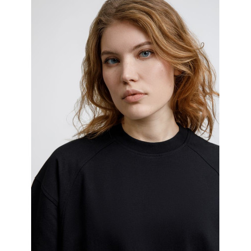 Футболка оверсайз унисекс Sideline, черная