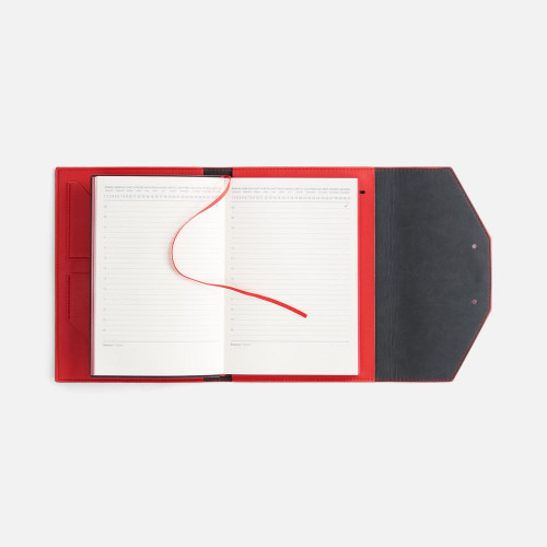 Ежедневник-органайзер Clean Slate, недатированный, красный