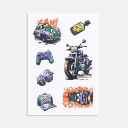 Стикерпак бумажный Thematik, для мужчин