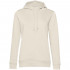 Толстовка с капюшоном женская BNC Inspire (Organic), молочно-белая