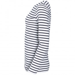 Футболка женская Marine Women, белая с темно-синим