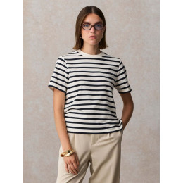 Футболка женская Legend Women, молочно-белая с темно-синим