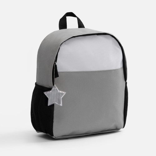 Пешеходный светоотражатель с цепочкой «Звезда», белый