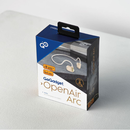 Беспроводные наушники OpenAir Arc, бежевые