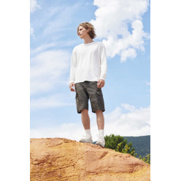 Футболка унисекс с длинным рукавом Pioneer LSL, темно-синяя