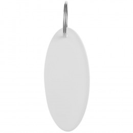 Брелок «Овал», белый