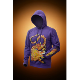 Толстовка с капюшоном Slam 320, фиолетовая