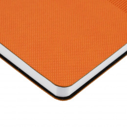 Ежедневник Knit, недатированный, оранжевый