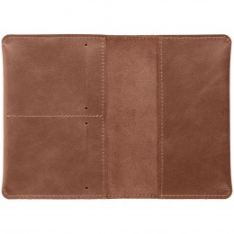 Обложка для паспорта Apache, ver.2, коричневая (какао)