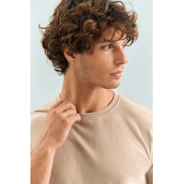 Футболка унисекс Regent 150, серо-бежевая